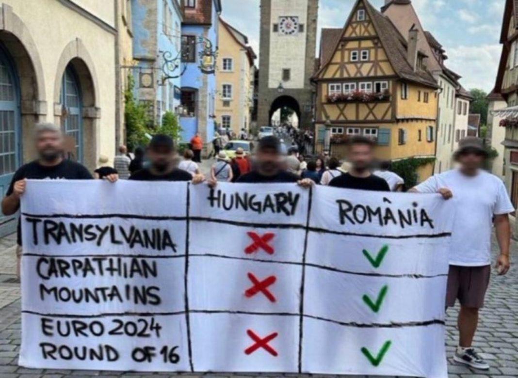 banner suporteri români Ungaria